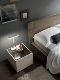 Dublight LED as a bedside lamp on a nightstand