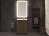Etoile 67.4 cm compact bathroom cabinet with 2 deep drawers