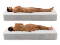 Ergo Spring mattress with 800 or 1600 springs with 7 zones of different bearing capacities