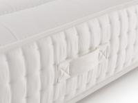 Detail of the side grips facilitating the handling of the mattress