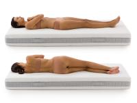 ViscoTech mattress with removable Space cover in technical fabric without padding