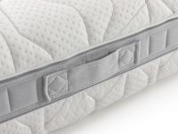 Close up of the handle facilitating movement of the mattress