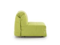 Derby futon bed armchair - lateral view