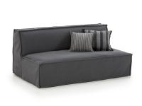 Jordan fabric futon sofa bed for guests