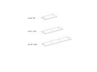 Fold shelf: width scheme