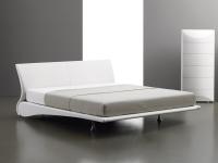 Shedar double leather suspended bed