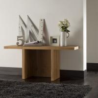 Bolt wooden console with extendable depth perfect as dining table or writing desk