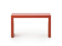 Alma coffee table in red matt lacquer
