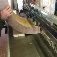 Manufacturing process of the bent corners