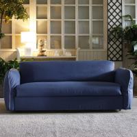 Camelia is a modern sofa bed with down cushions