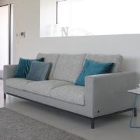 Rhino sofa in a 2 colour version with entirely removable fabric