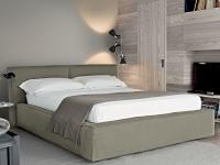 Glamis soft upholstered bed with large headboard cushions is perfect for modern bedrooms
