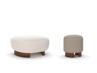 Aralia ottoman available in two sizes