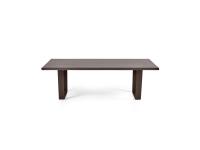 Front view of the Sorrel extending table also available in a fixed version