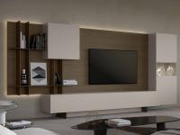 Royal wall unit in the square model - matt lacquer in the Sahara finish
