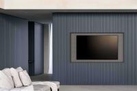 Lounge wall system, either 170,5 or 218,5 cm in width, with custom height of your choice