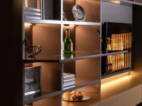 Flap door of Way 27 wall unit, in this case in the double version available on the 393 cm model