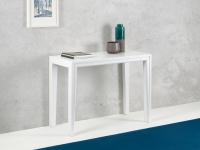 Margot extendable hall table in open pore matt lacquered finish