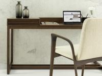 Blake writing desk marked by a squared design