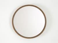 Hopes mirror in Canaletto walnut painted ashwood