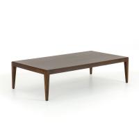 Damon coffee table in rectangular version facing sofa