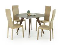 Chester round dining table in Tobacco painted ashwood
