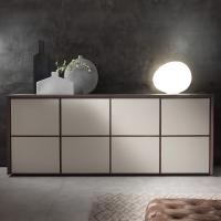 Genius buffet sideboard for the living room with Cimento resin doors