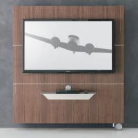 Seman 90° adjustable TV panel with shelf to hold the different devices