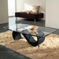 Seraphina coffee table with black marble base
