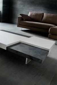 Viktor coffee tables with different thicknesses colours and surfaces