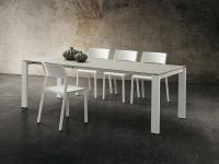 Davis extending table with minimalist design