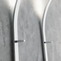 Detail of the upper knob of the curved vertical wall hanger Ines