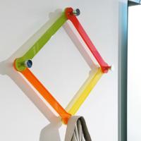 Popis modular and colourful hanger. Rhombus-like shape