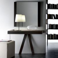 Minimal console with drawer called Arkin. Painted metal structure available in various colours