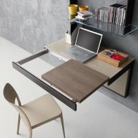 Kosmos modern wall desk - extending step