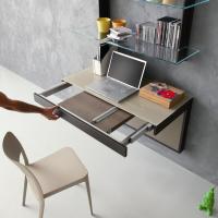 Kosmos modern wall desk - Opening