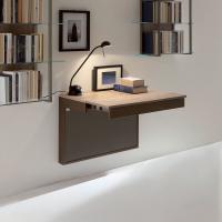 Kosmos modern wall console table with 1 matching extension