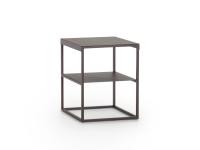 Coby metal end table h.50 cm, square top