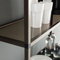 Glass shelf available in a wide range of finishes