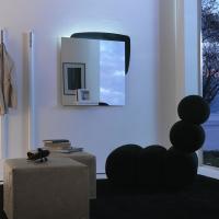 A made-to-measure Julius mirror with LED backlighting 