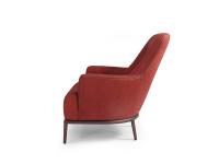 Side-view of the Esme armchair