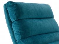 Detail of the cushions upholstered in mixed down in "separate compartments