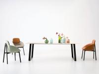 Lollipop Lounge chairs for the dining room table