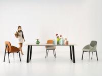 Gladio table with KB Focos Sale ceramic table top