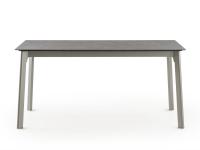 Basil extending table, rectangular 160 x 90 cm size