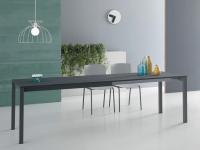 Clancy dining table, extended with three leaves perfect for 8/10 people