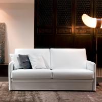 Profile sectional corner sofa in fabric