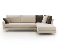Front view of Harold L-shaped sofa