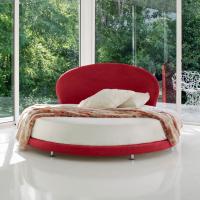 Globe round bed with headboard 