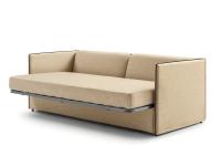 Rango 3-seater sofa bed with extended main slatted base to ease up the bed making process